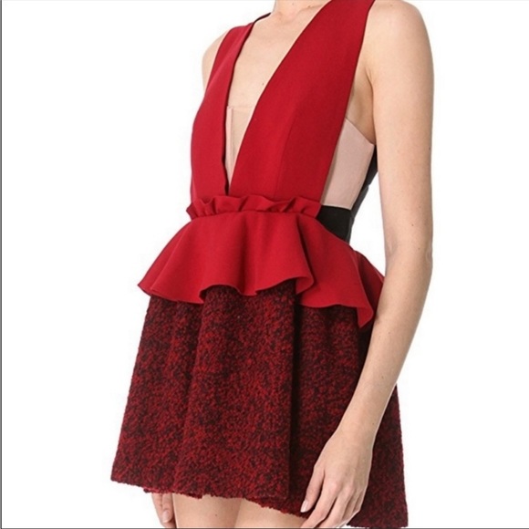 Three Floor Red Bad Girl Cocktail Dress Size 10 - Picture 5 of 13